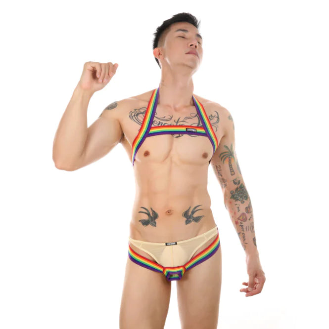 Men's Elastic Chest Harness Lingerie (Single Item) - Honeysuckle Melons