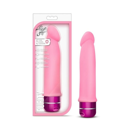 Luxe Purity Silicone Vibrator Pink - Honeysuckle Melons