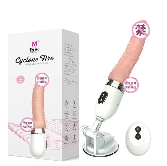 Realistic Heated Vibrating Dildo with Remote Control - Honeysuckle Melons