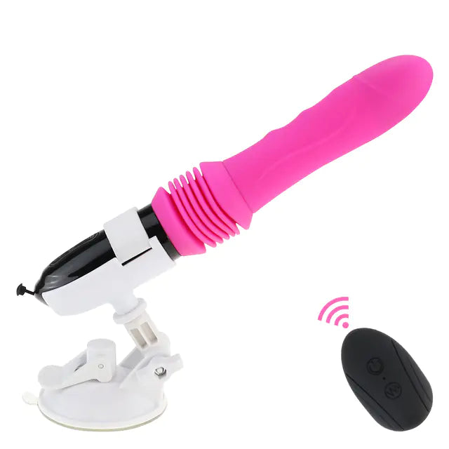 Automatic Suction Plug Remote Control Vibrator Device - Honeysuckle Melons