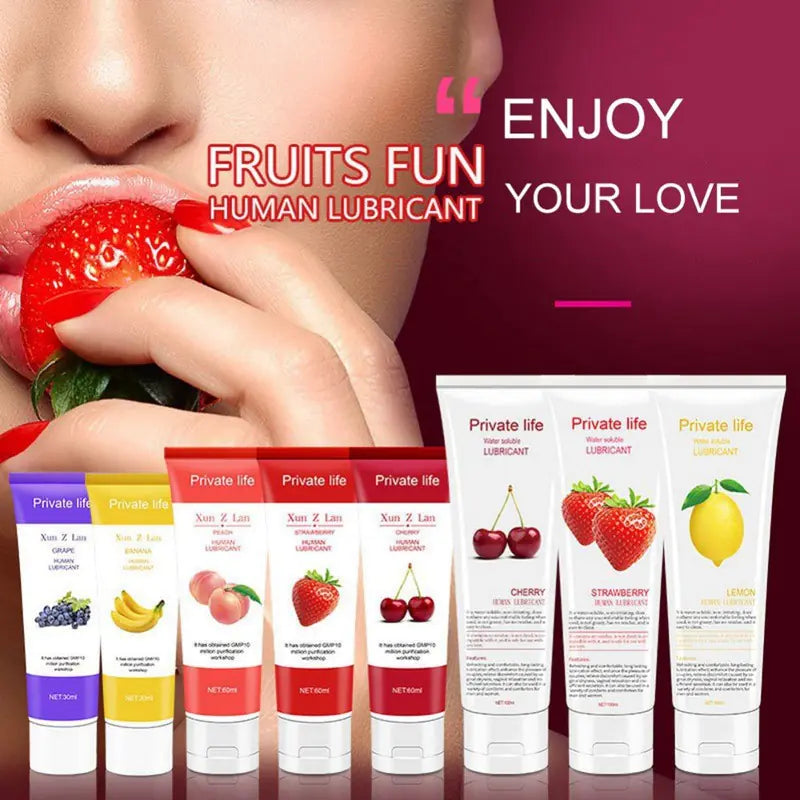 Fruit-Flavored Water-Soluble Lubricant for Adults - Honeysuckle Melons