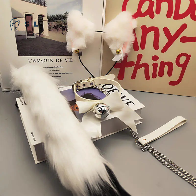 Adult Cat Ear Accessories and Sexy Outfit Set - Honeysuckle Melons