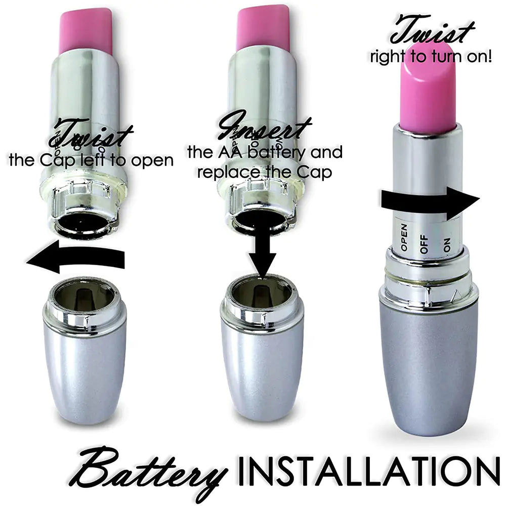 Rose Lipstick Vibrator Bullet for Adult Pleasure - Honeysuckle Melons