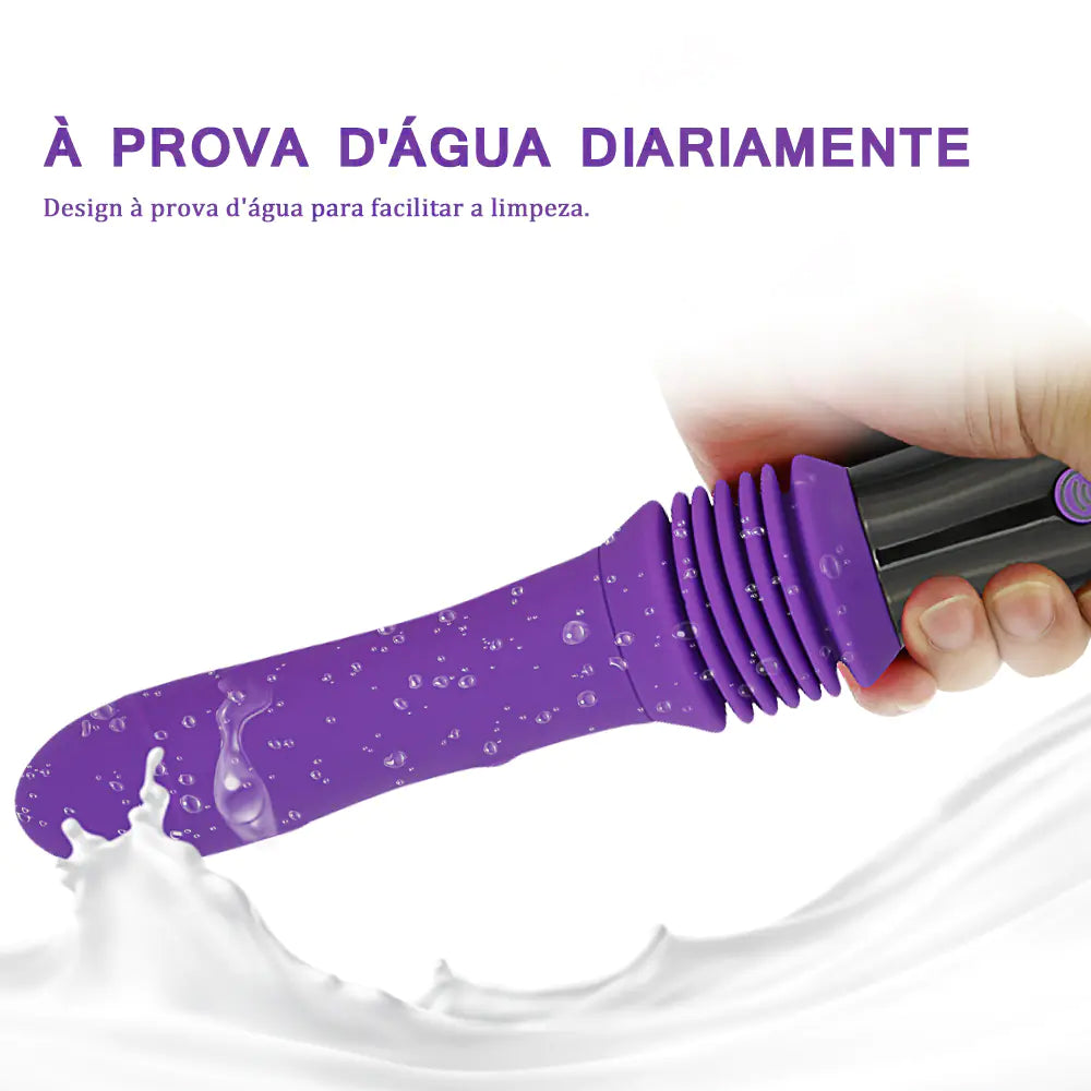 Automatic Suction Plug Remote Control Vibrator Device - Honeysuckle Melons