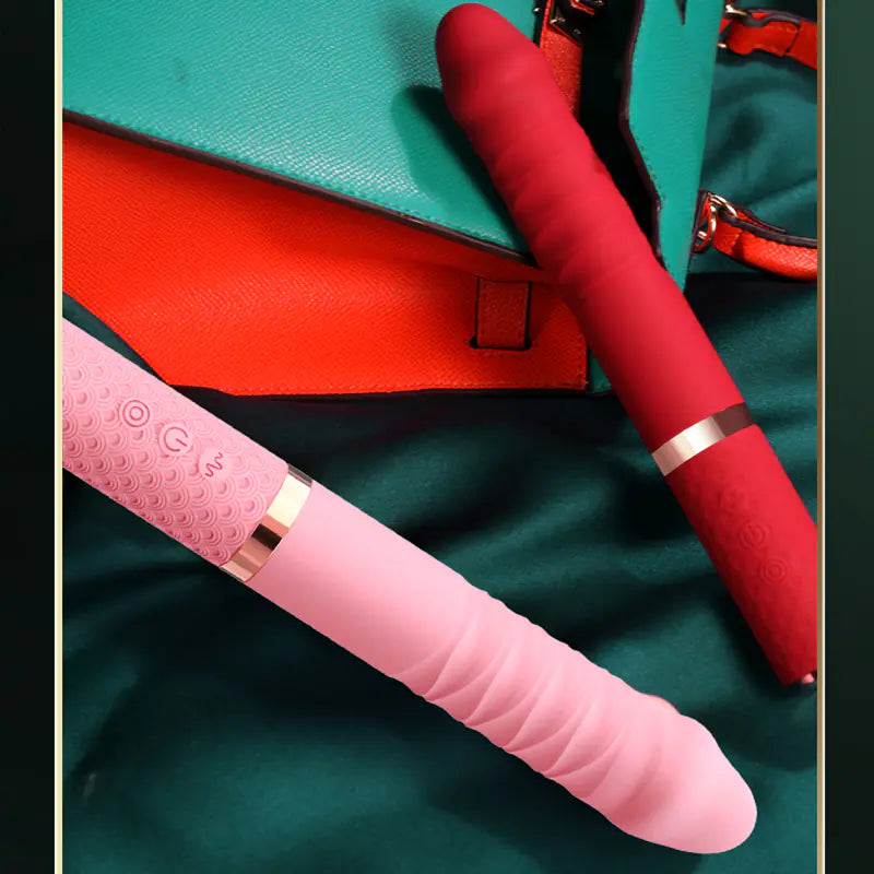 Automatic Telescopic Dildo Vibrator for Women - Honeysuckle Melons