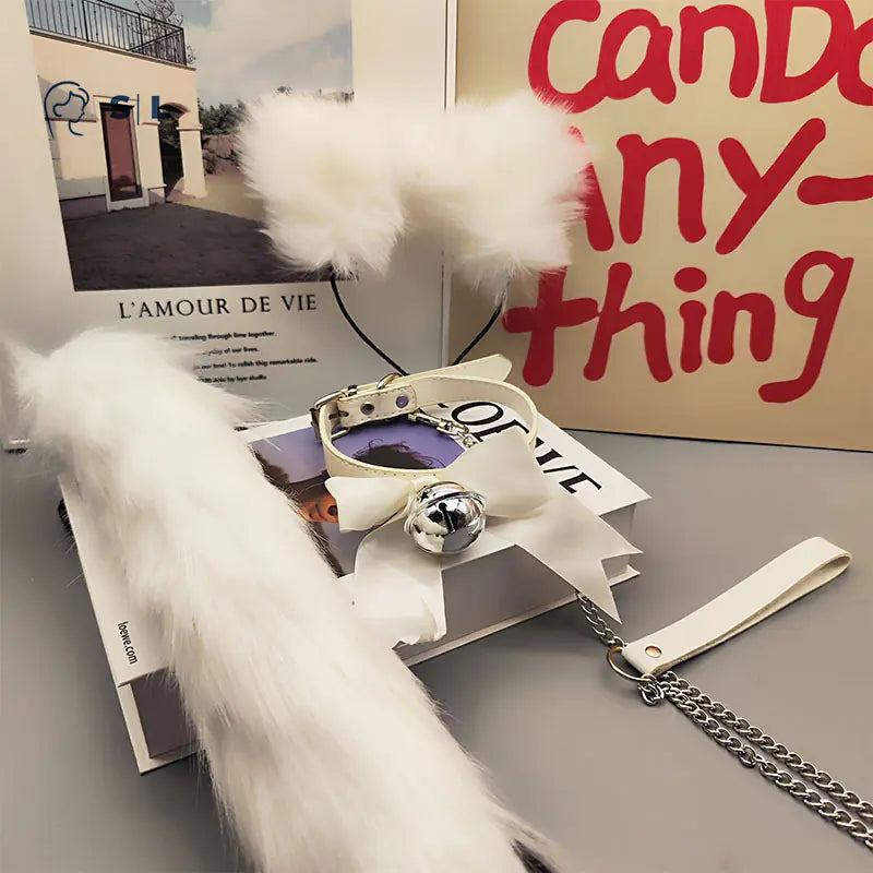 Adult Cat Ear Accessories and Sexy Outfit Set - Honeysuckle Melons