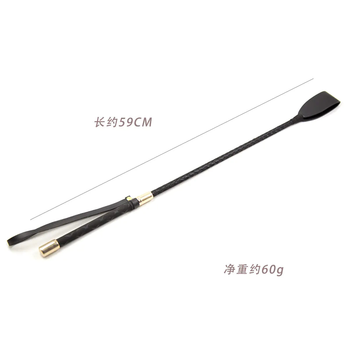 50 Shades Leather PU Whip for Role Play and Parties - Honeysuckle Melons