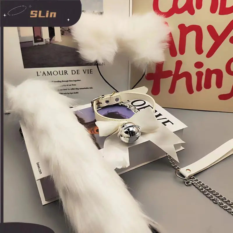 Adult Cat Ear Accessories and Sexy Outfit Set - Honeysuckle Melons