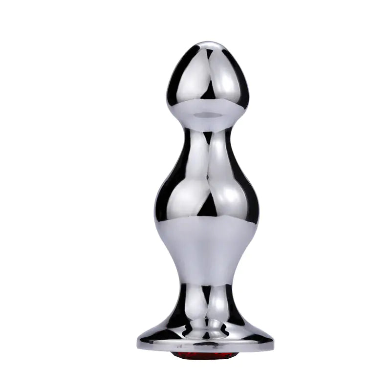 Metal Large Beaded Anal Plug for Adults, Sex Toy - Honeysuckle Melons