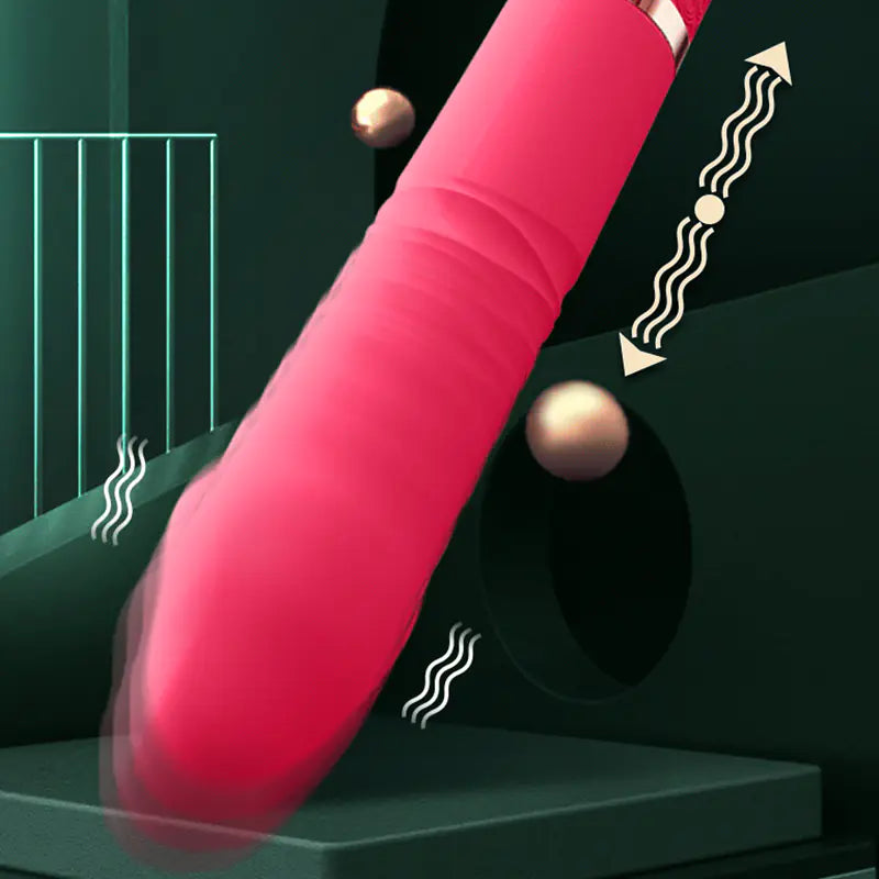 Automatic Telescopic Dildo Vibrator for Women - Honeysuckle Melons