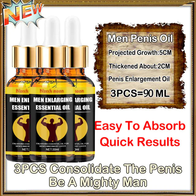 Men's Essential Oil for Penis Thickening and Growth - Honeysuckle Melons