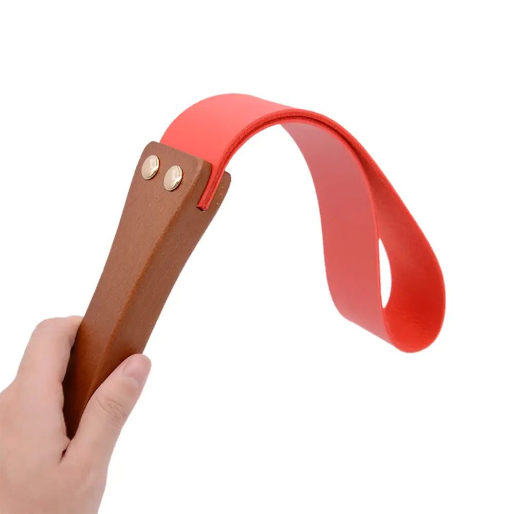 KAKU Riding Crop for Adult Play Leather Whips for adultsBaven Leather Riding Crop Sex Crop BDSM Crop Horse Whip Crop for Horse Riding Crop for Daily Training (Red) - Honeysuckle Melons